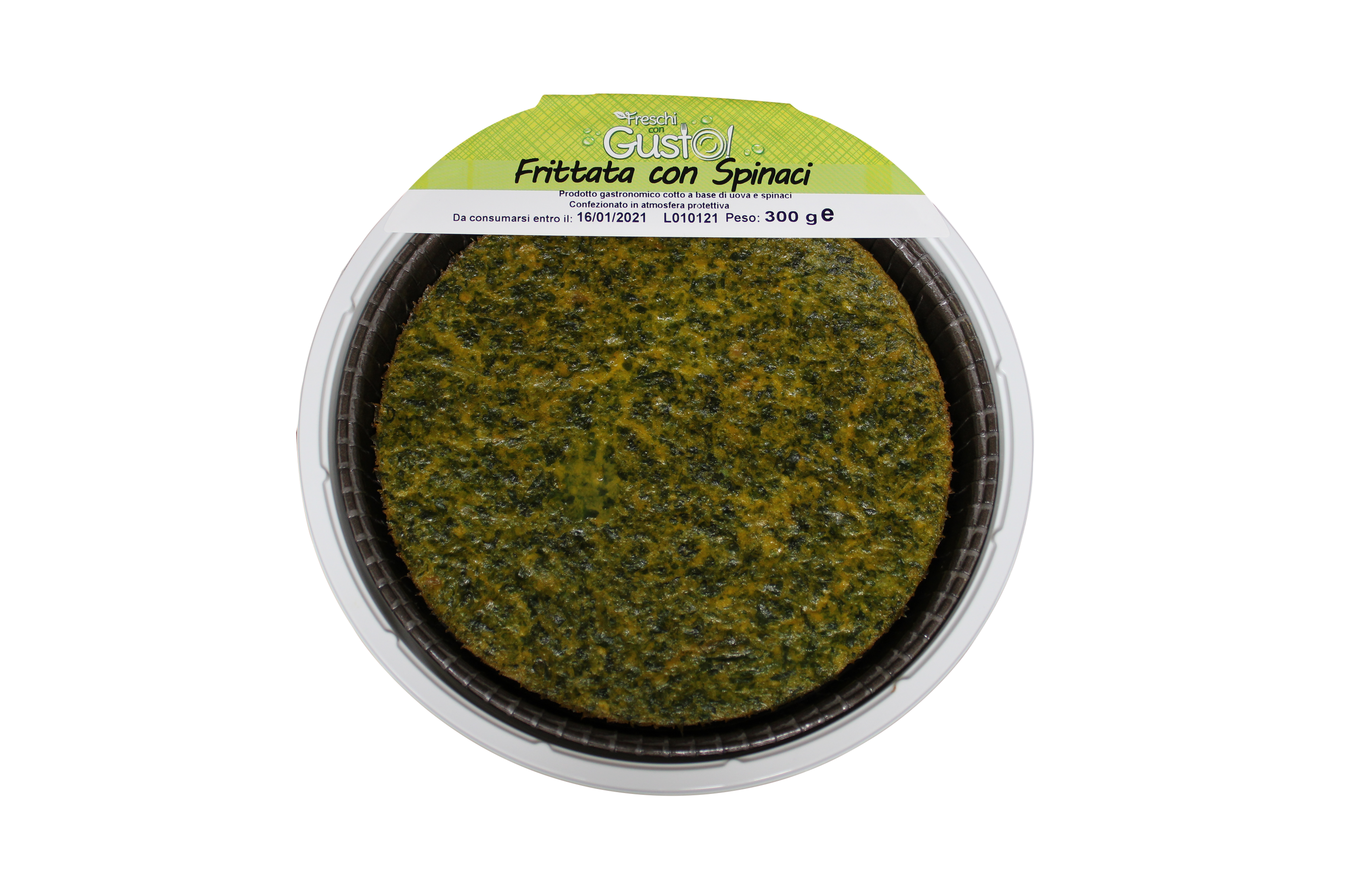 Frittata con spinaci